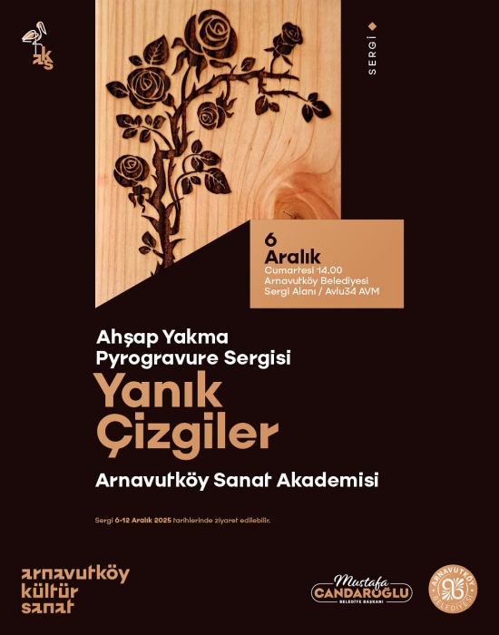 Ahşap Yakma- Pyrogravure Yanık Çizgiler 
