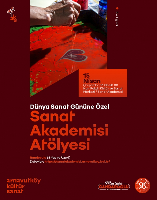 Dünya Sanat Gününe Özel Sanat Akademisi Atölyesi