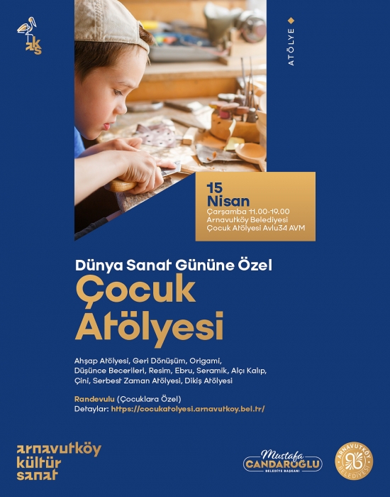Dünya Sanat Gününe Özel Çocuk Atölyesi