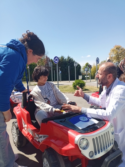 Özel Çocuklarımızdan Trafik Eğitim Parkına Sürpriz Ziyaret