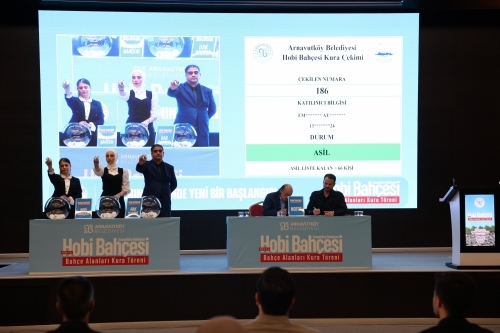 Hobi Bahçesi Kuraları Noter Huzurunda Çekildi