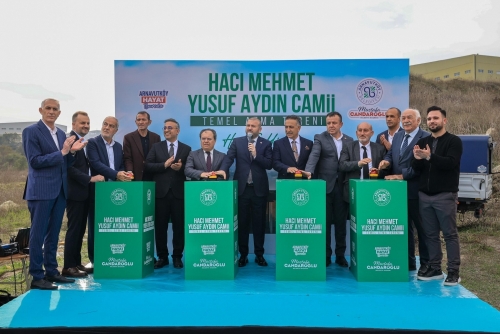 Hacı Mehmet Yusuf Aydın Camii’nin Temeli Dualarla Atıldı
