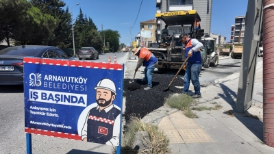 Arnavutköy’ün Yolları ARFALT’ın Gücüyle Yenileniyor