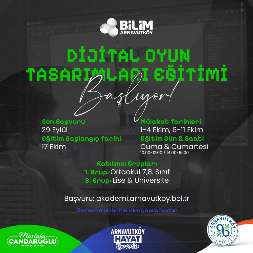 Dijital oyun tasarımları eğitimi