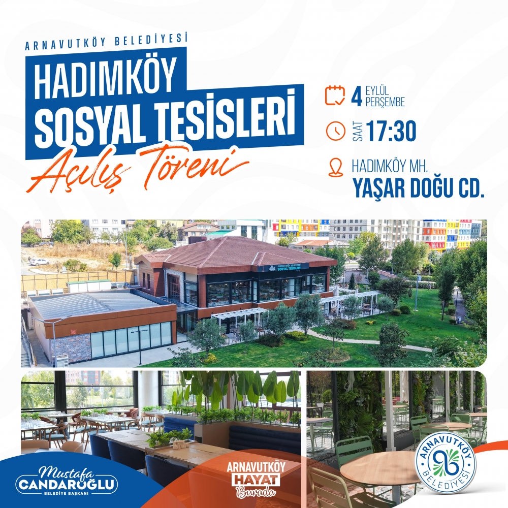 hadımköy sosyal tesis açılış