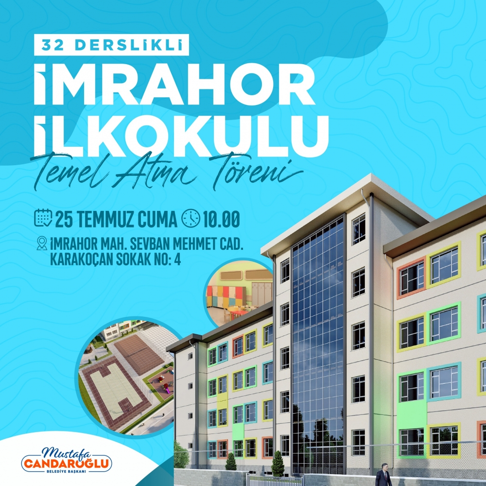 İmrahor okul temel atma