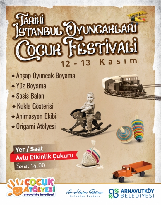 Tarihi İstanbul Oyuncakları Çocuk Festivali