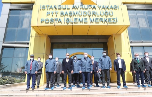 Bakan Karaismailoğlu, Hadımköy Posta İşleme Merkezi'ni Ziyaret Etti