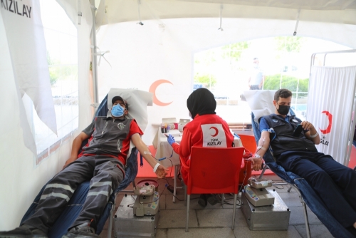 Arnavutköy Belediyesi’nden Kızılay’a Kan Bağışı Desteği